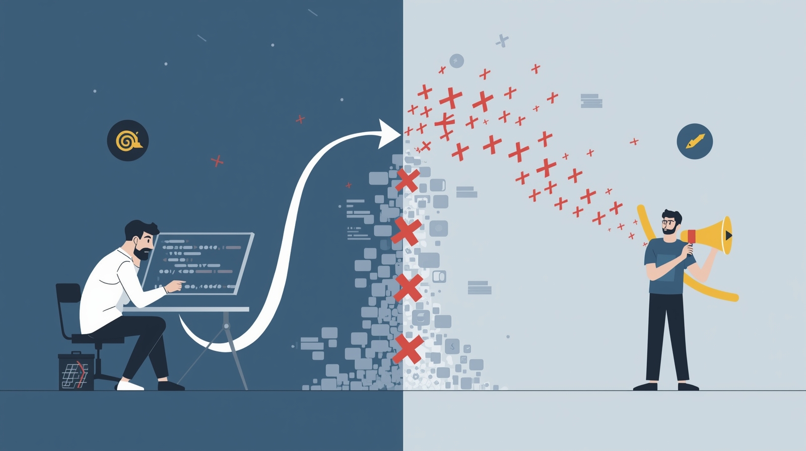 AsimetriaEntreUnDesarrolladorTester