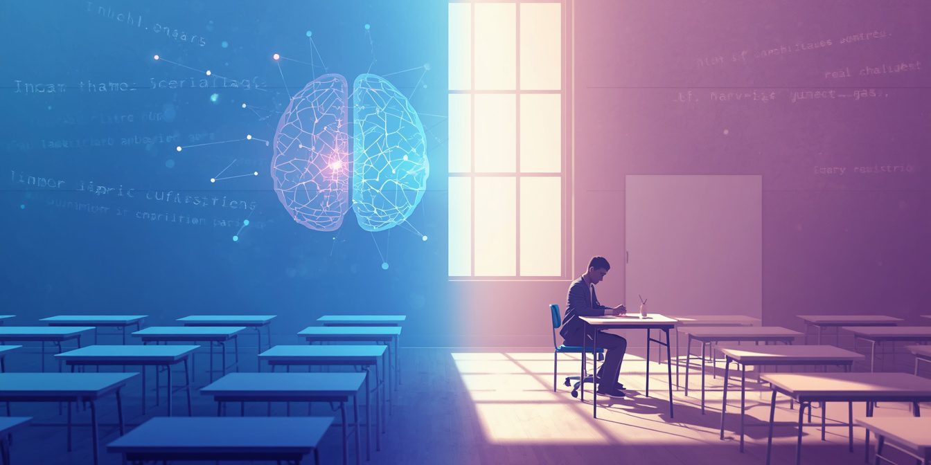 lucid-origin_Editorial_digital_illustration_for_a_blog_header_about_AI_and_academic_integrity-0