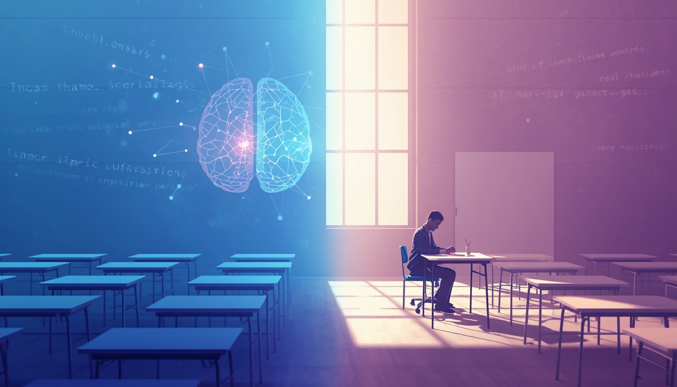 lucid-origin_Editorial_digital_illustration_for_a_blog_header_about_AI_and_academic_integrity-0
